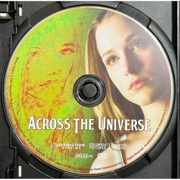 Across the Universe (DVD, 2008) 2-Disc Deluxe PG-13 Beatles Musical Evan Rachel - Picture 3 of 4